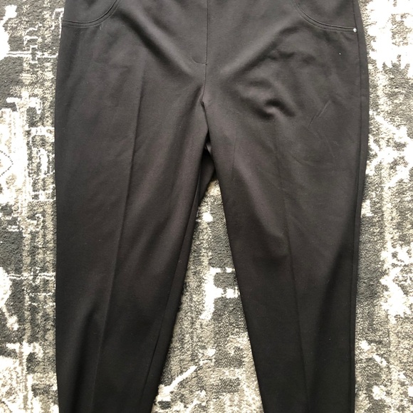 Black Slacks Tummy Control 27” inseam - Picture 4 of 5